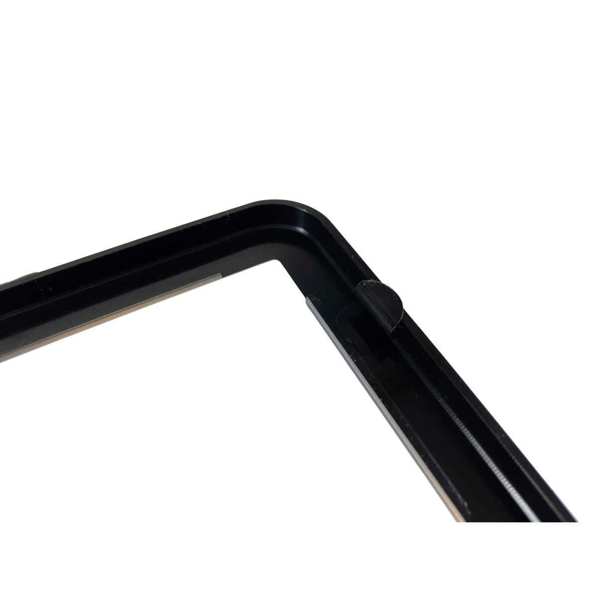 TFI Racing SINGLE Black Polymer Number Plate Frame. Suits a 6 Digit Number Plate
