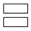TFI Racing PAIR Black Polymer Number Plate Frames. Suits 6 Digit Number Plates