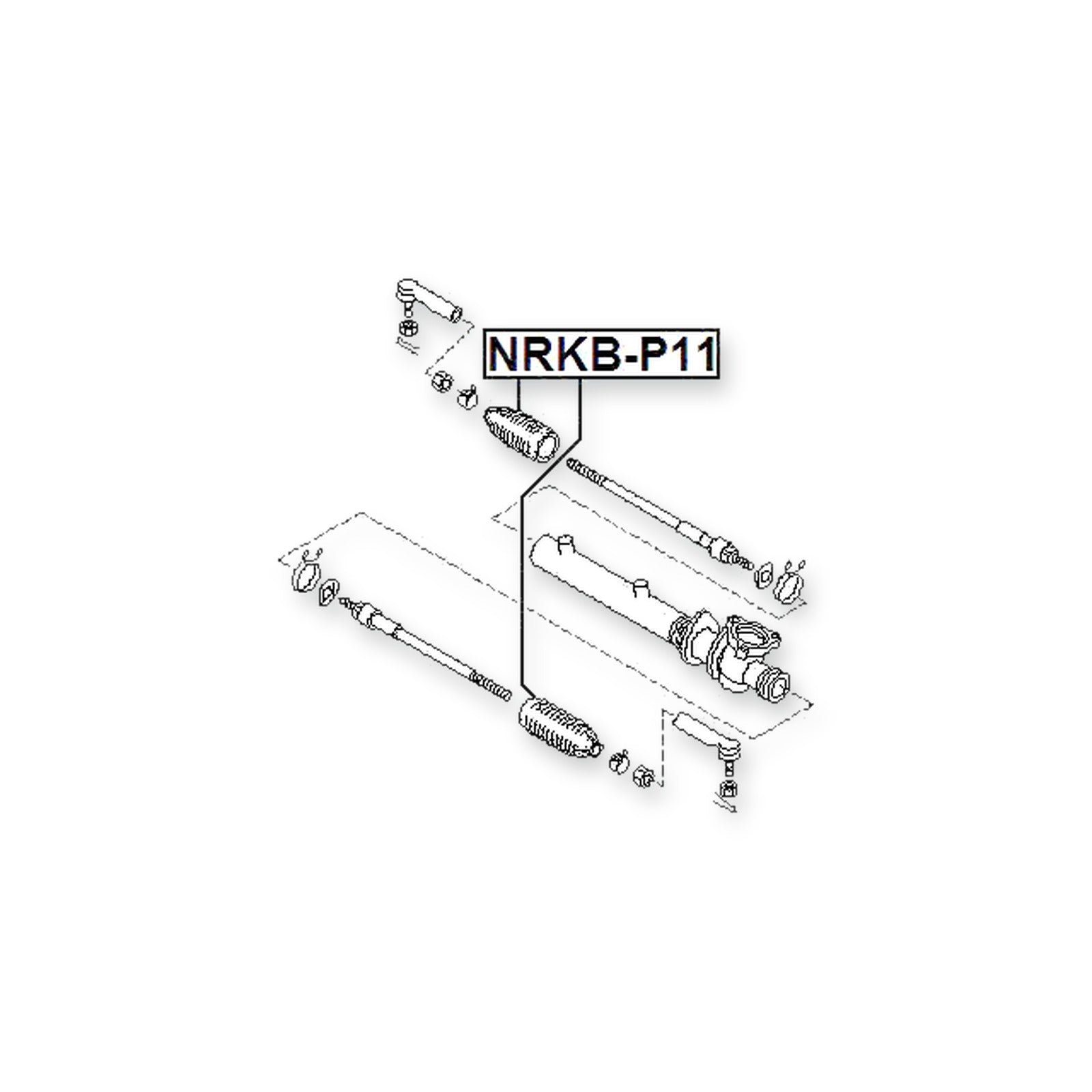 Infiniti G20 P11 Front Steering Gear Boot