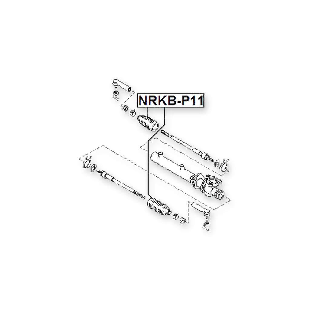 Nissan 200SX S14 Front Steering Gear Boot