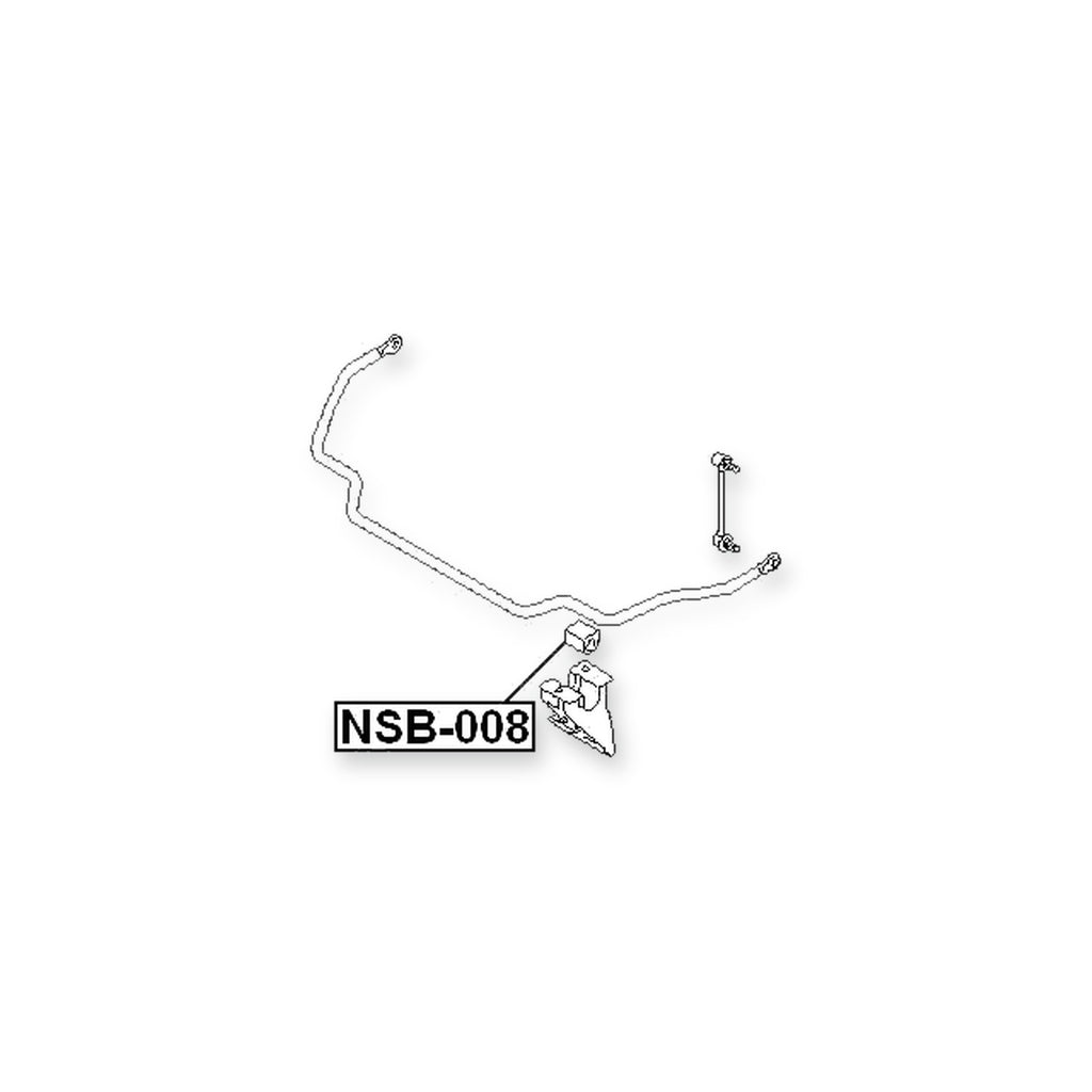 Infiniti QX4 JR50 Front Stabilizer Bar Bush D27