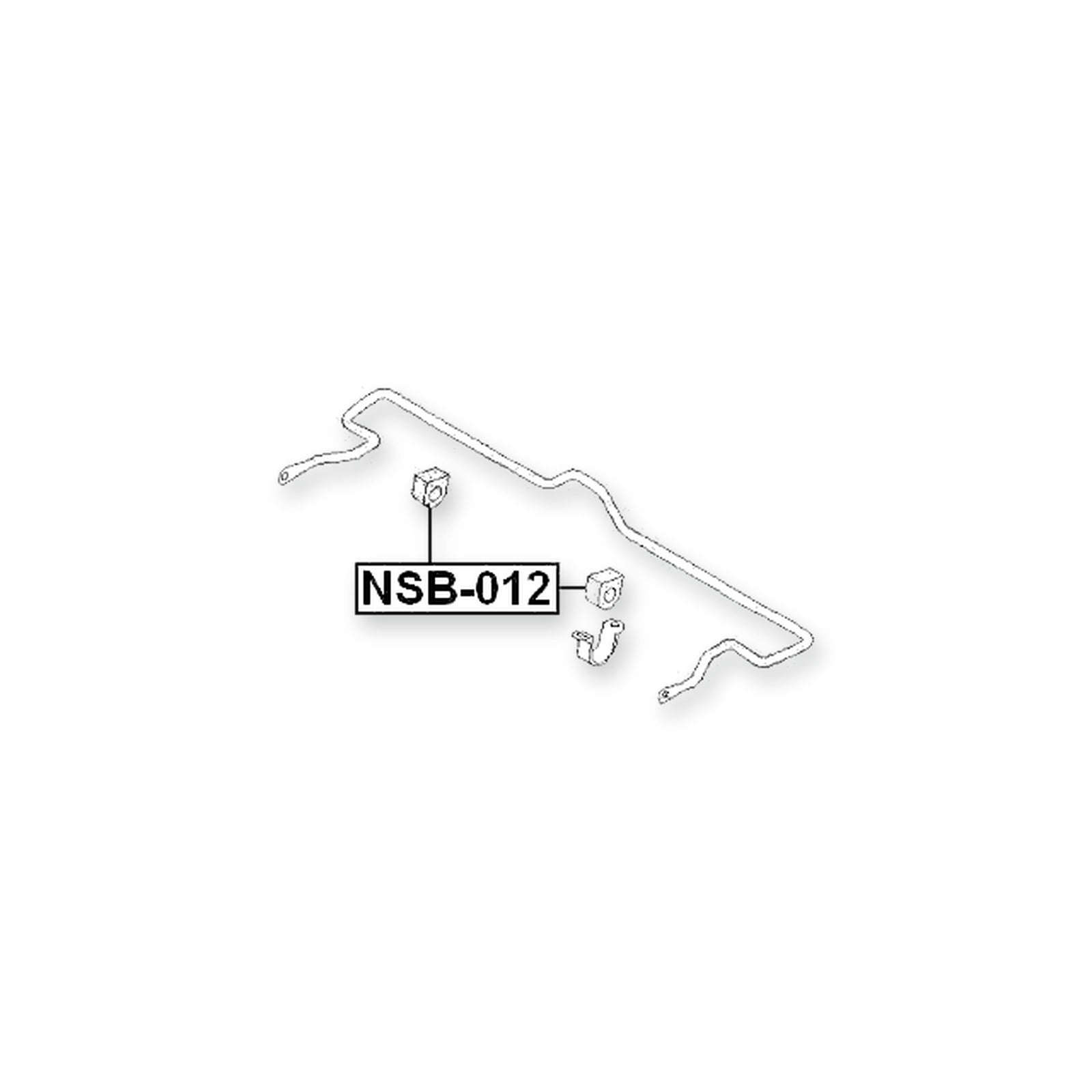 Nissan 180SX RS13 Front Stabilizer Bar Bush D25.5