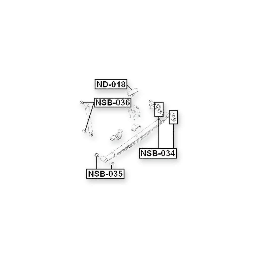 Nissan Caravan/Homy E23 Front Leaf Spring Bushing