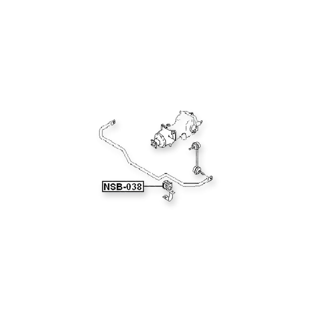Nissan Murano Z50 Rear Stabilizer Bar Bush D20