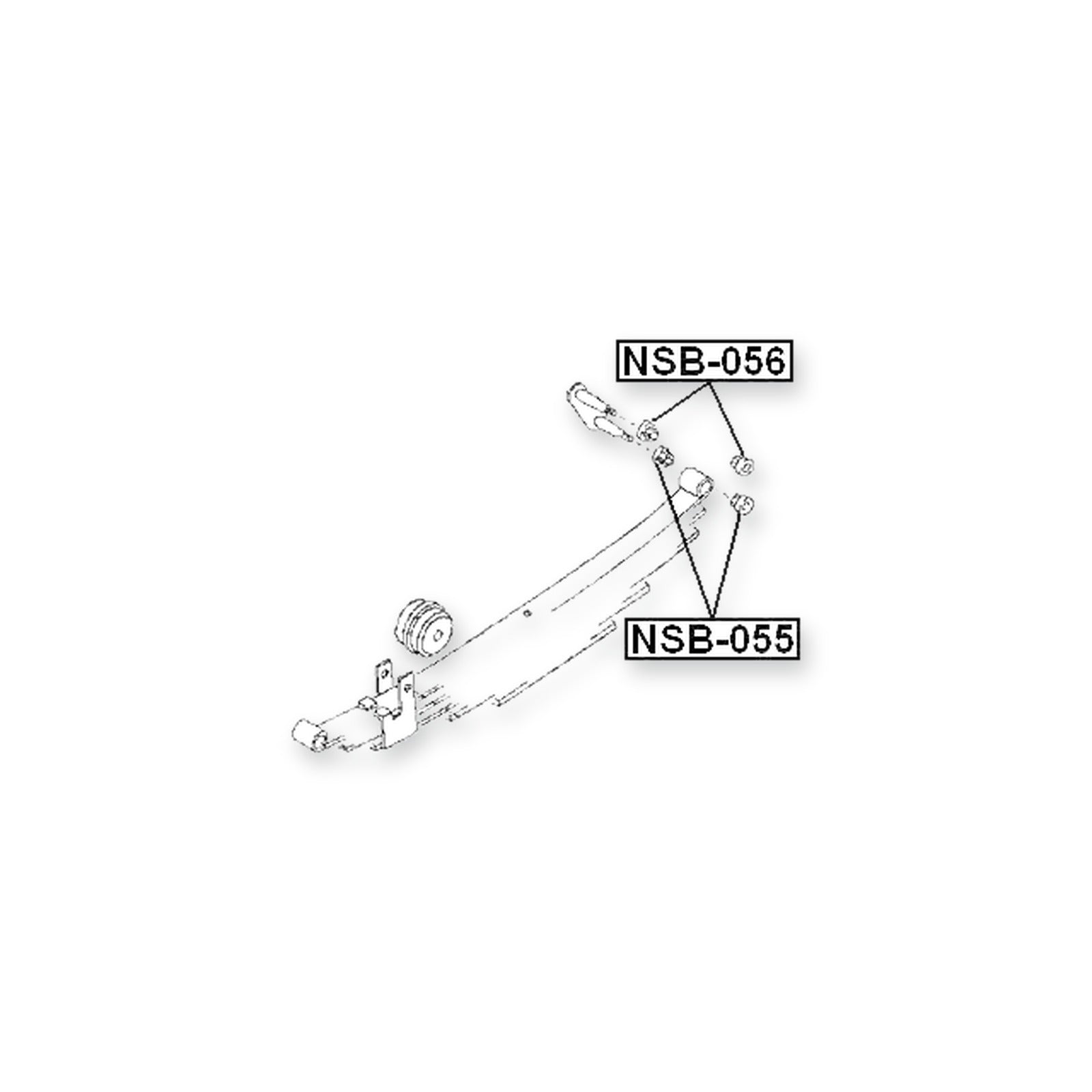 Nissan Vanette S20 Rear Leaf Spring Bushing