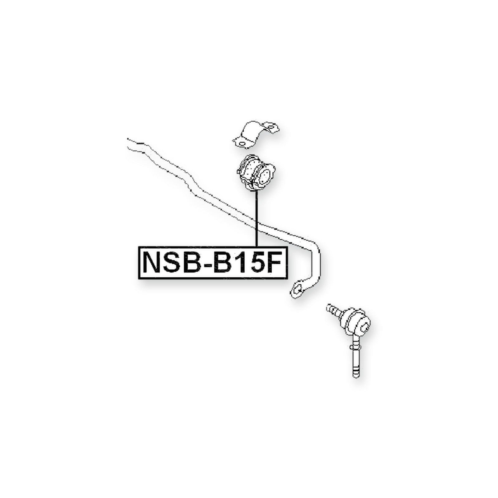 Nissan Ad Wagon Y11 Front Stabilizer Bar Bush D20