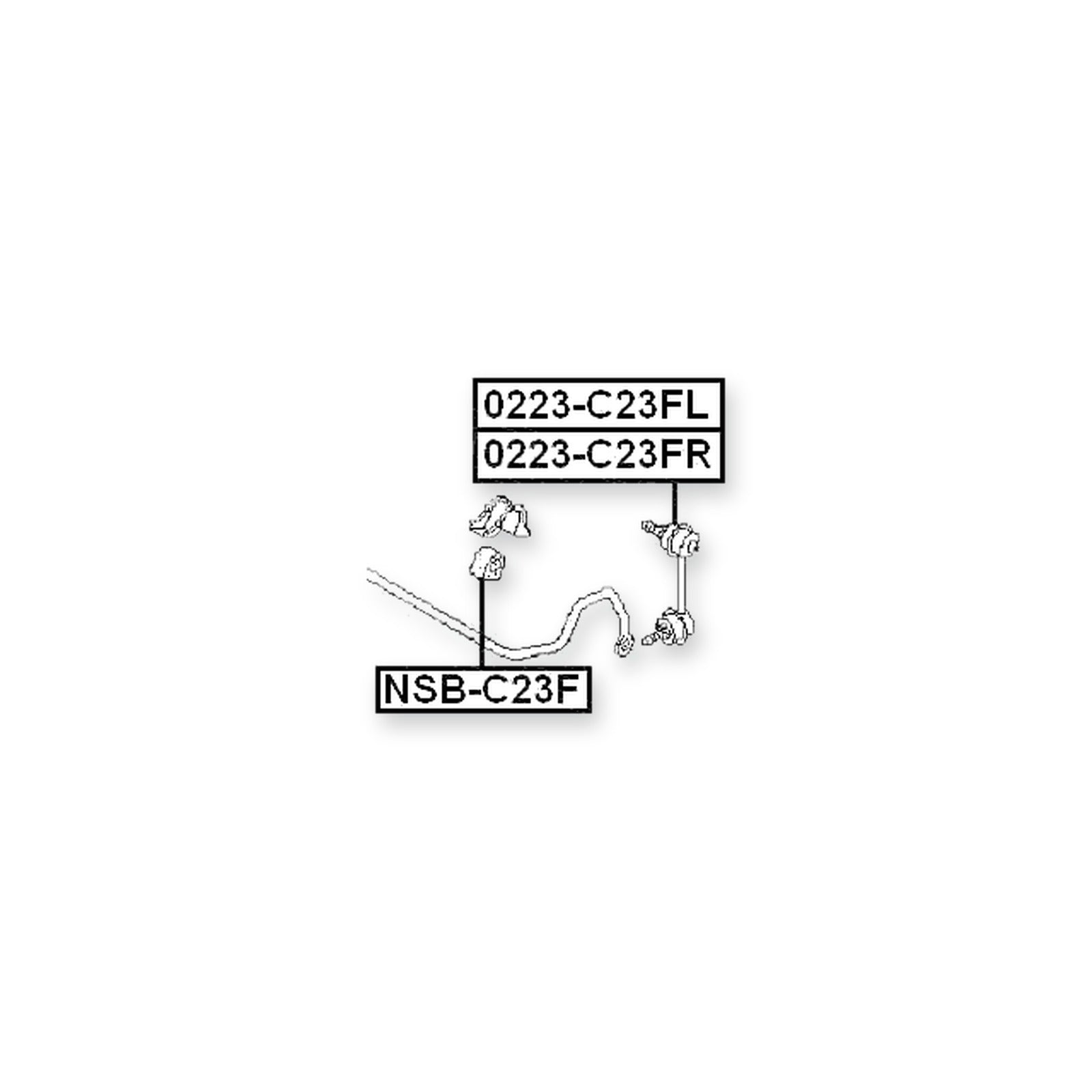 Nissan Largo W30 Front Stabilizer Bar Bush D27