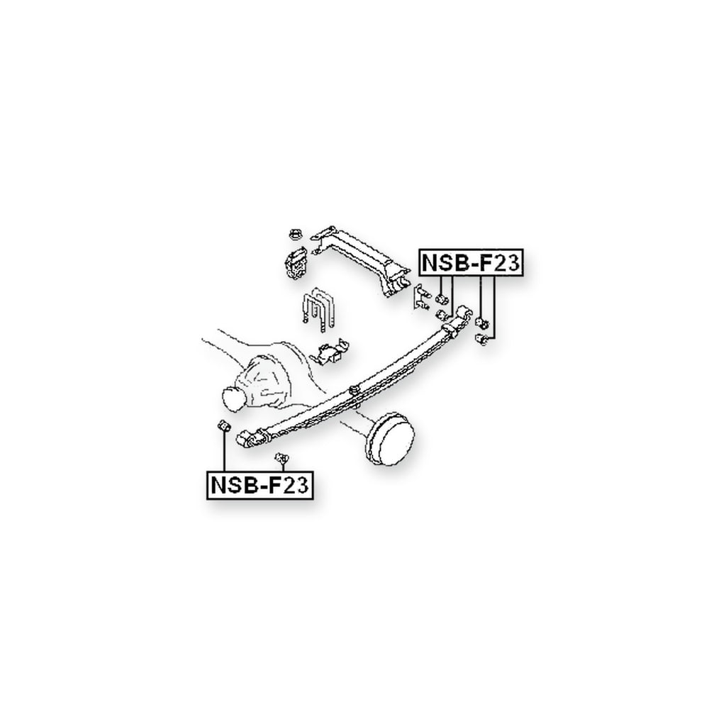 Nissan Atlas/Atlas/Condor F22 Rear Spring Bushing