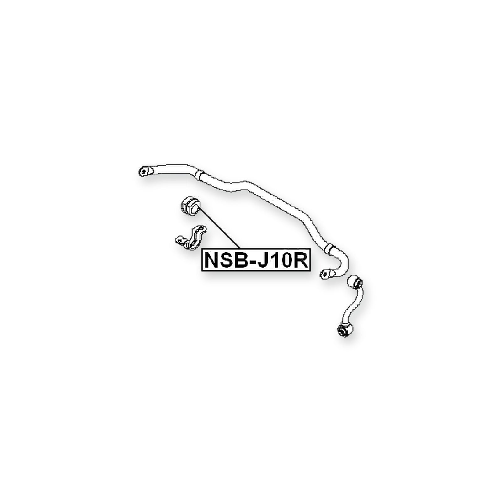 Nissan Dualis J10E Rear Stabilizer Bar Bush D19