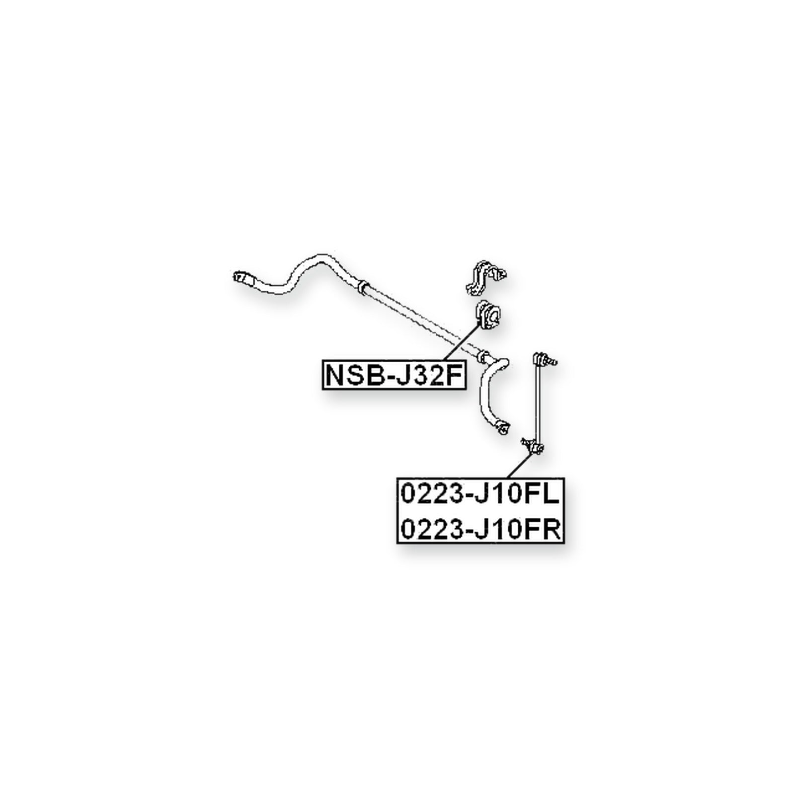 Nissan Elgrand E52 Front Stabilizer Bar Bush Polyurethane D24