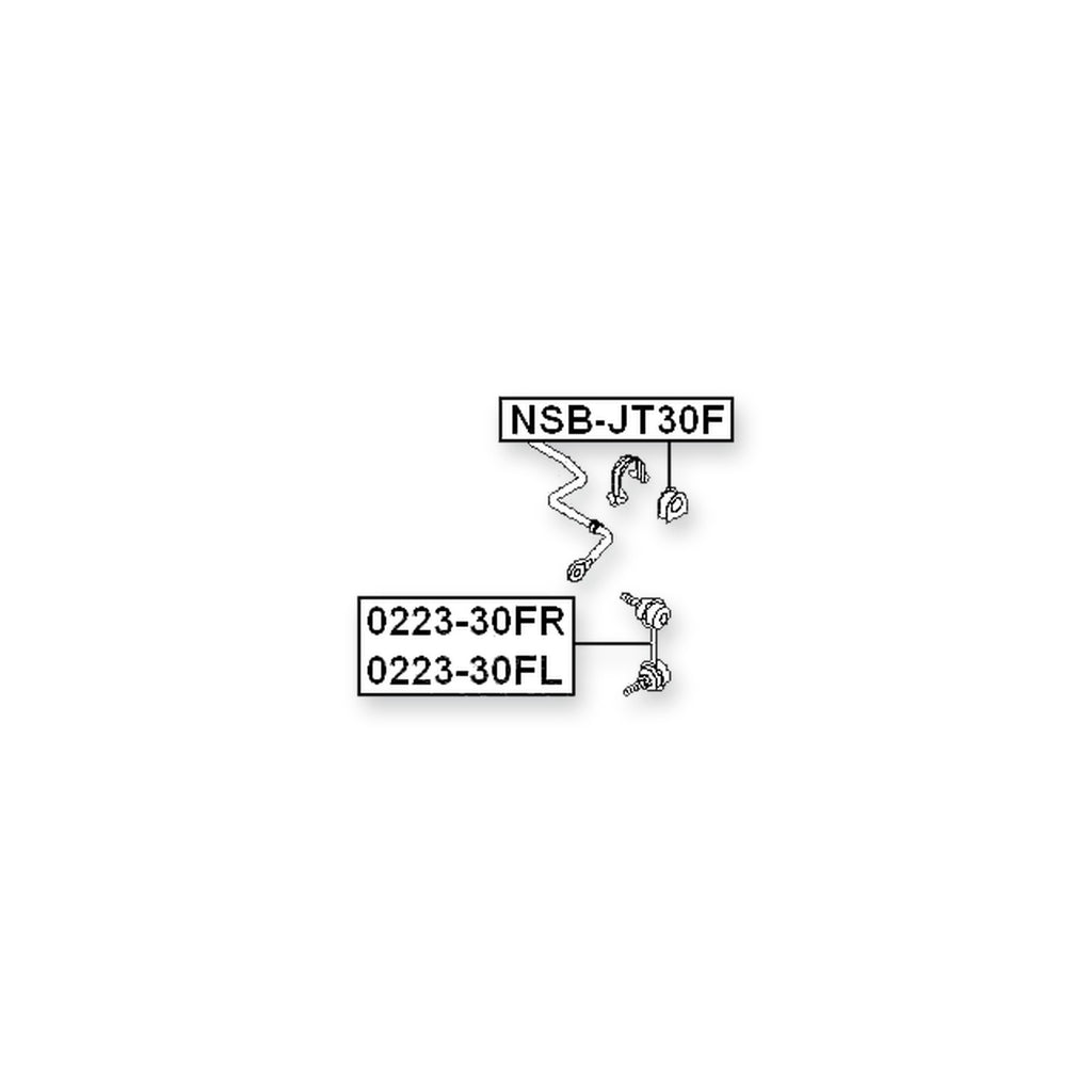 Nissan FX45/35 S50 Front Stabilizer Bar Bush D25
