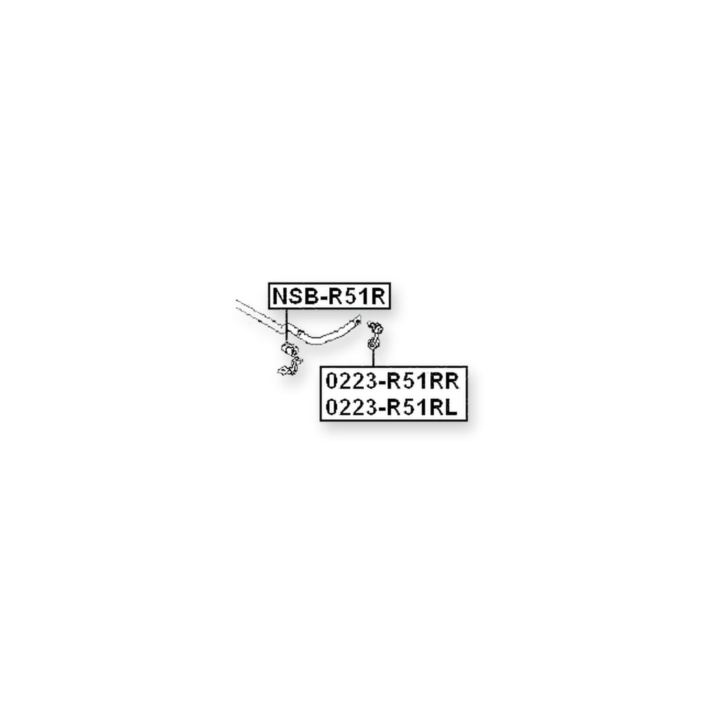 Nissan Armada TA60 Rear Stabilizer Bar Bush D26