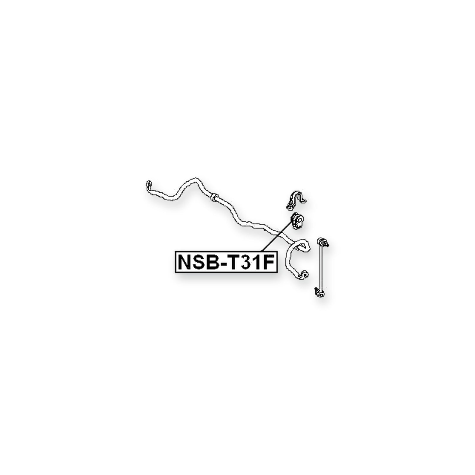 Nissan Dualis J10 Front Stabilizer Bar Bush D22