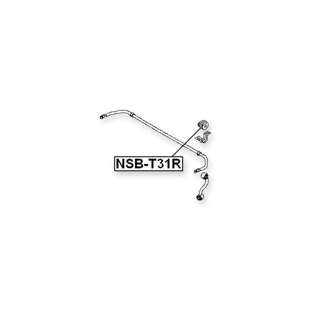 Nissan X-Trail Jpnmake T31 Rear Stabilizer Bar Bush D15