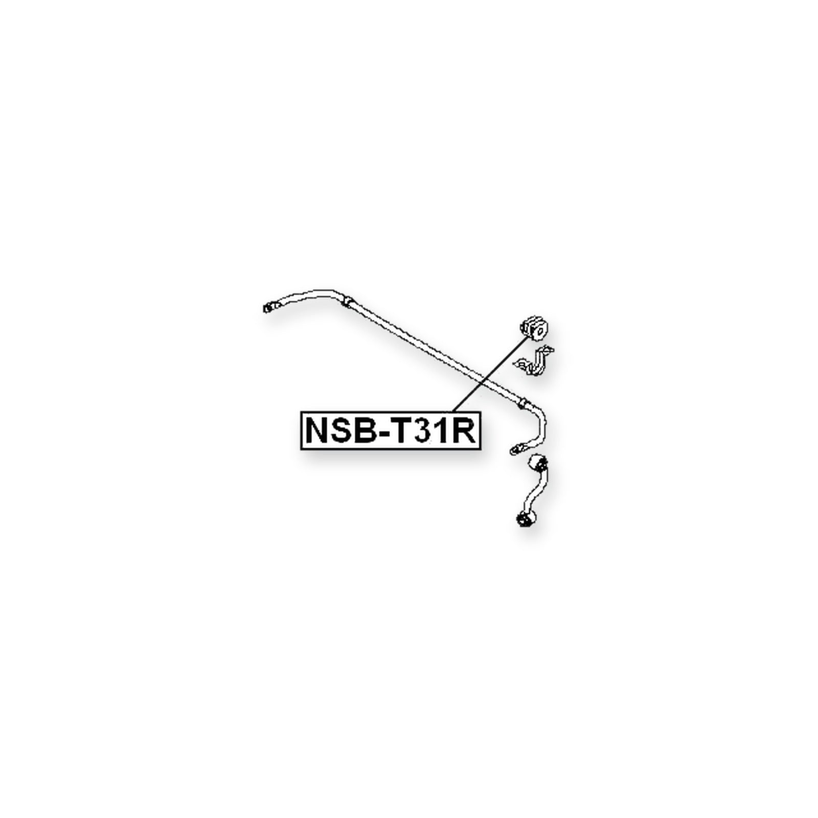 Nissan X-Trail Jpnmake T31 Rear Stabilizer Bar Bush D15