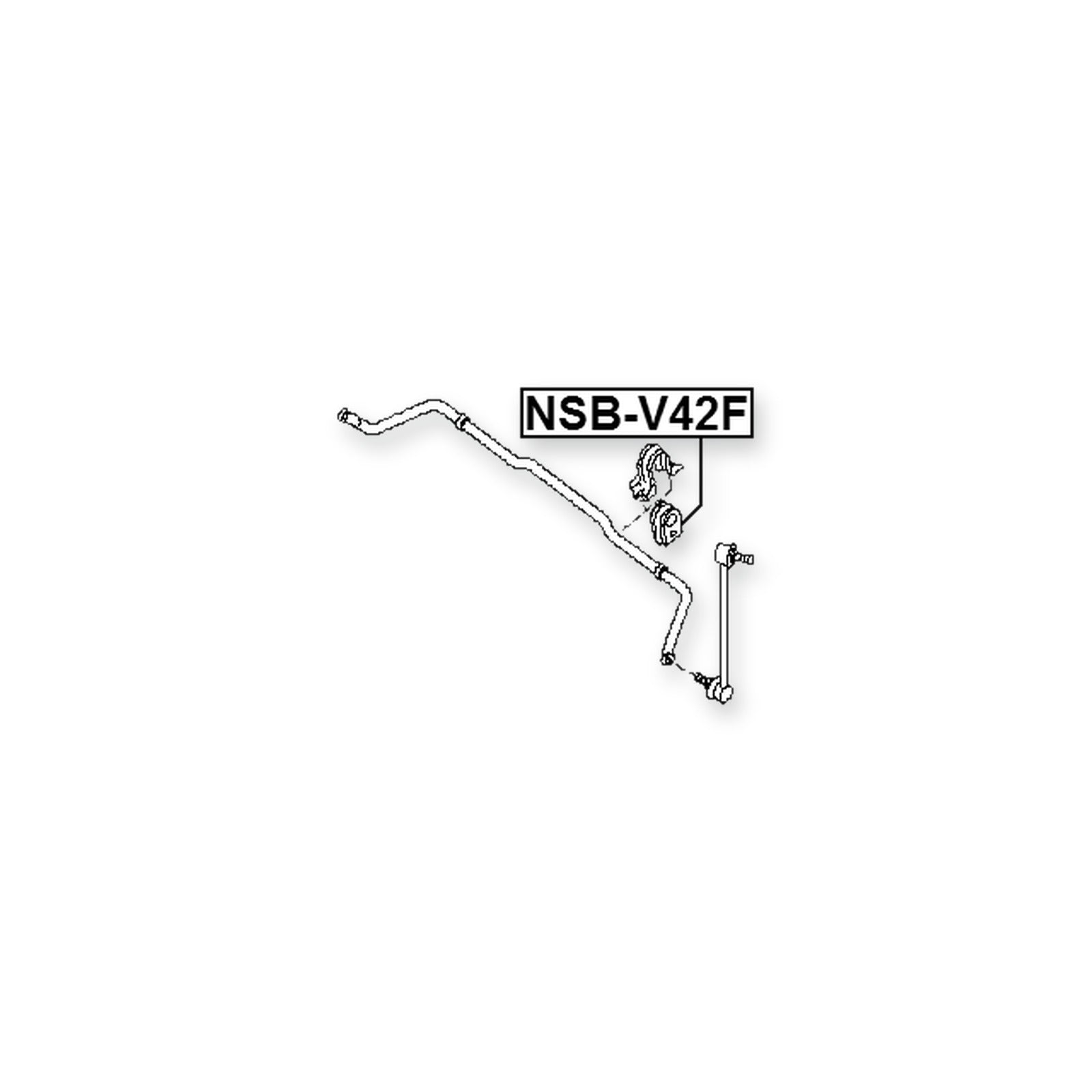 Nissan Quest V42 Front Stabilizer Bar Bush D23