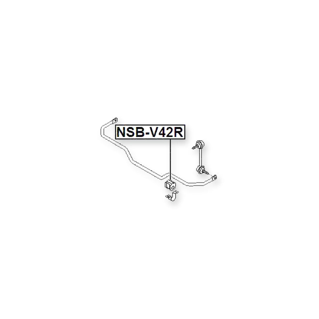 Nissan Quest V42 Rear Stabilizer Bar Bush D20