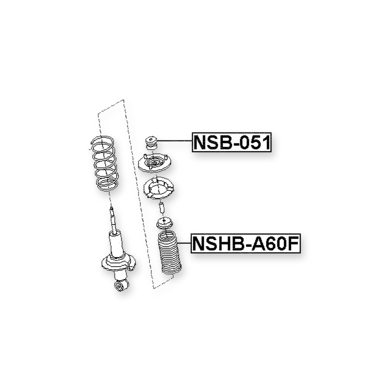 Nissan Armada TA60 Front Shock Absorber Boot