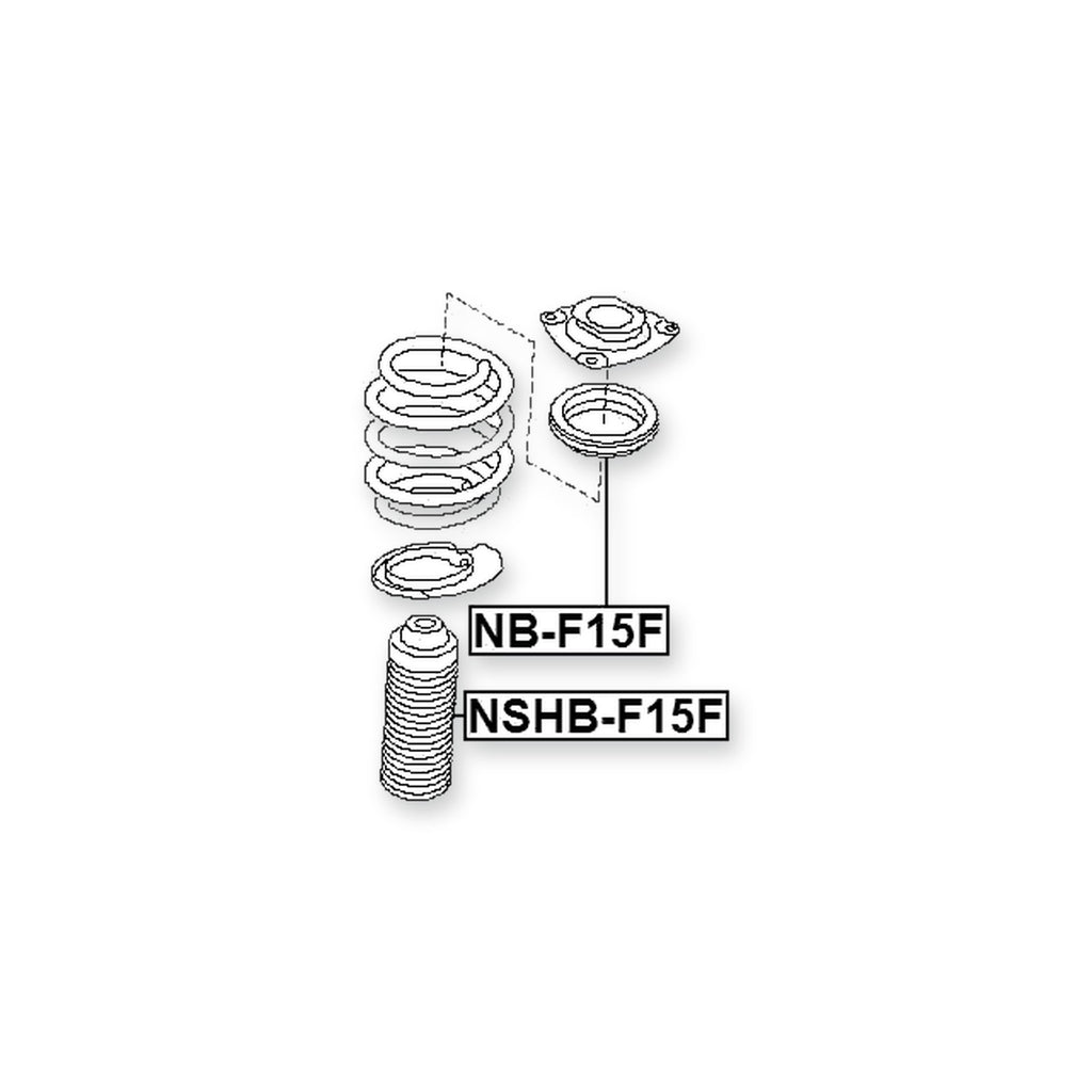 Nissan Juke F15 Front Shock Absorber Boot