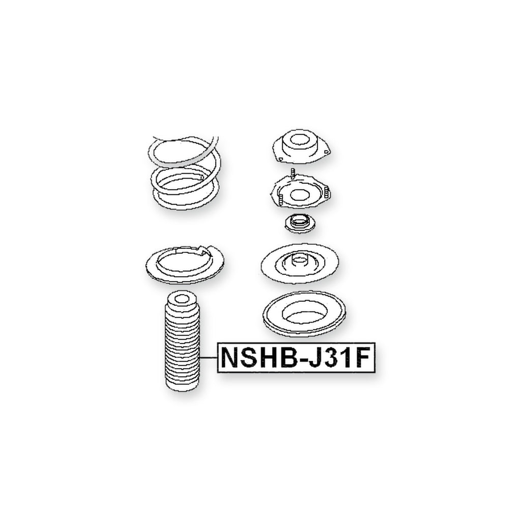 Infiniti FX45/35 S50 Front Shock Absorber Boot