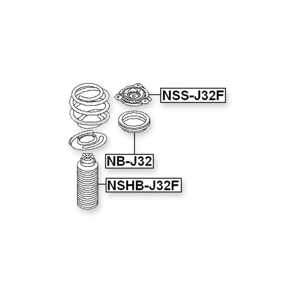 Infiniti QX60 Hybird L50HV Front Shock Absorber Boot