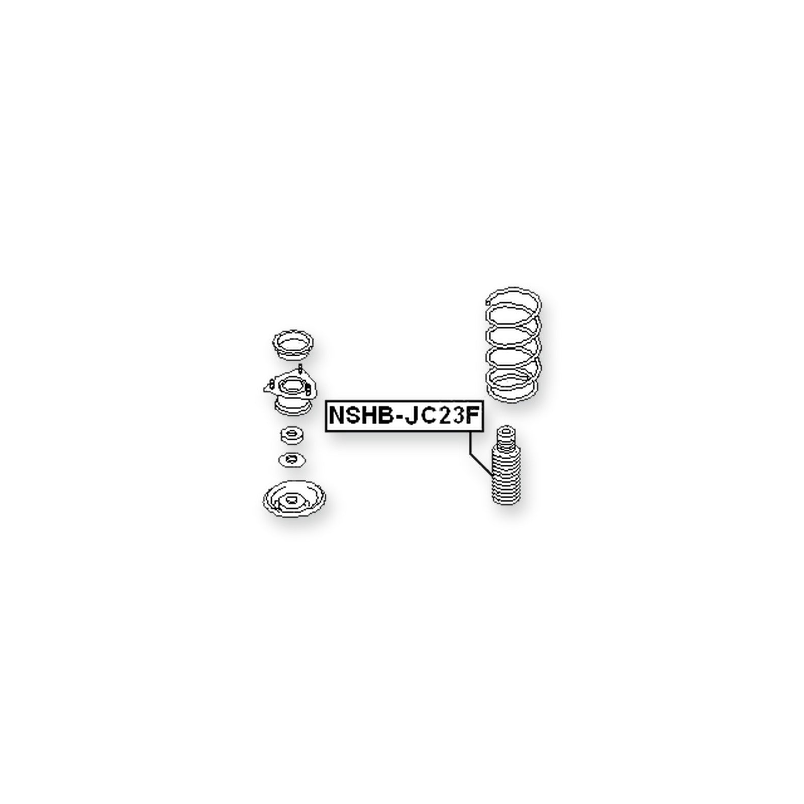 Nissan Largo W30 Front Shock Absorber Boot