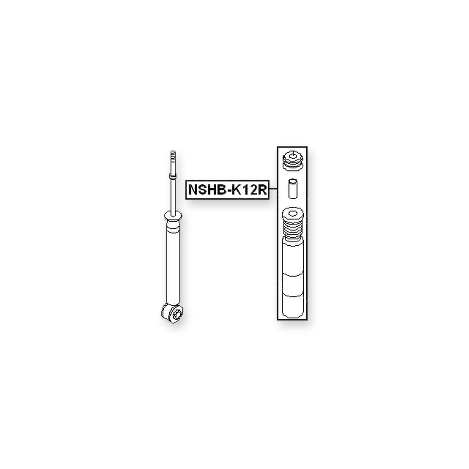 Nissan Bluebird Sylphy G11 Rear Shock Absorber Boot