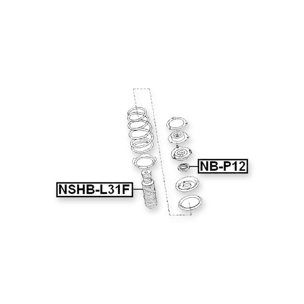Nissan Altima L31 Front Shock Absorber Boot
