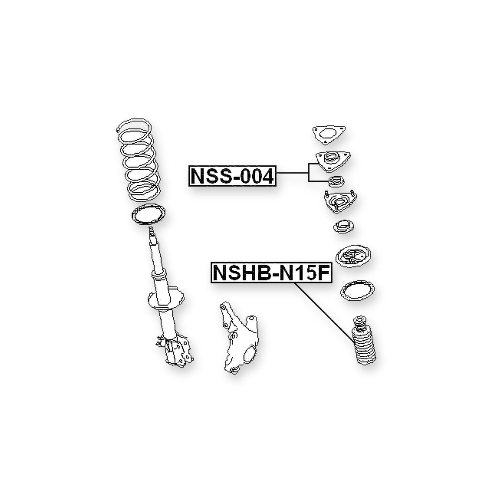 Nissan Almera Front Shock Absorber Boot