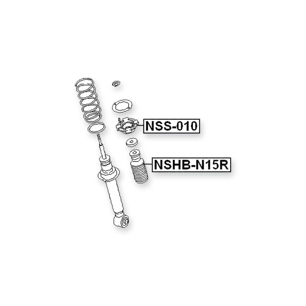 Infiniti I30 A32 Rear Shock Absorber Boot