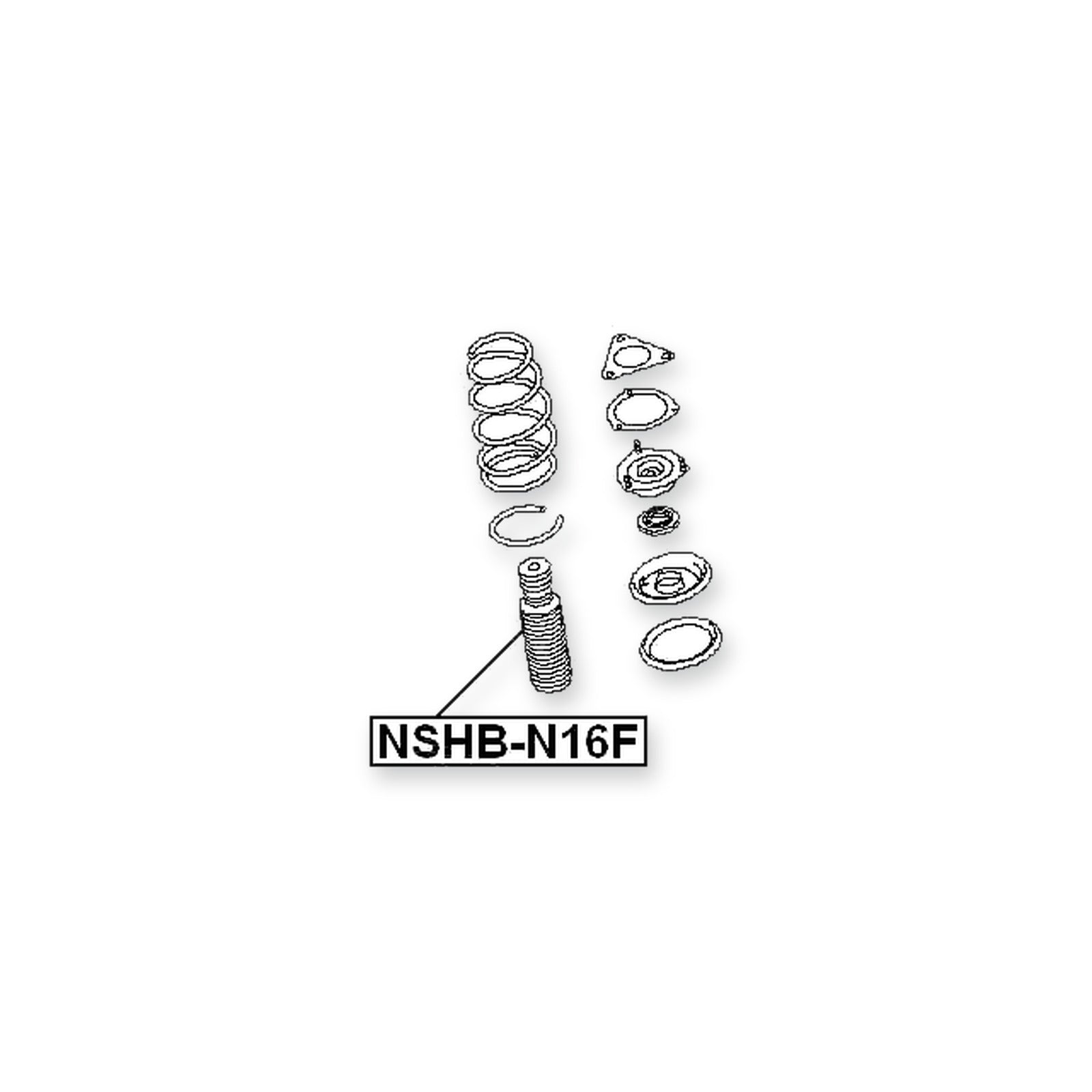 Nissan Almera N16E Front Shock Absorber Boot