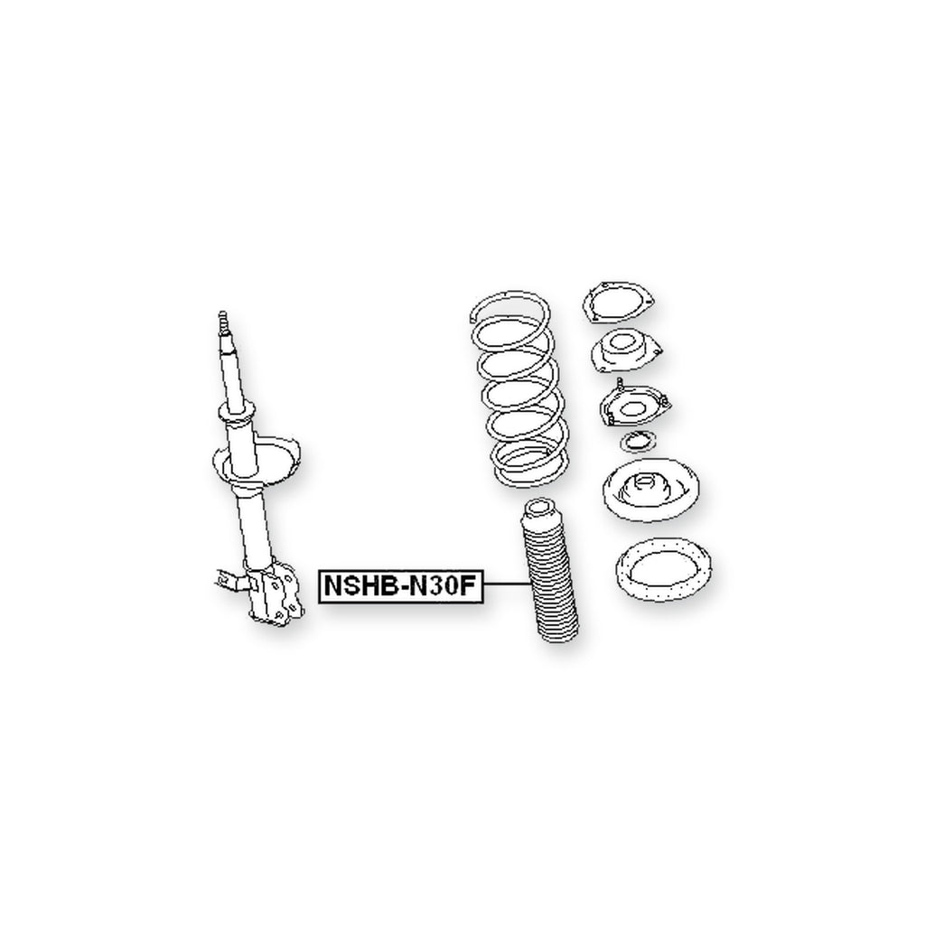 Nissan Bassara JU30 Front Shock Absorber Boot