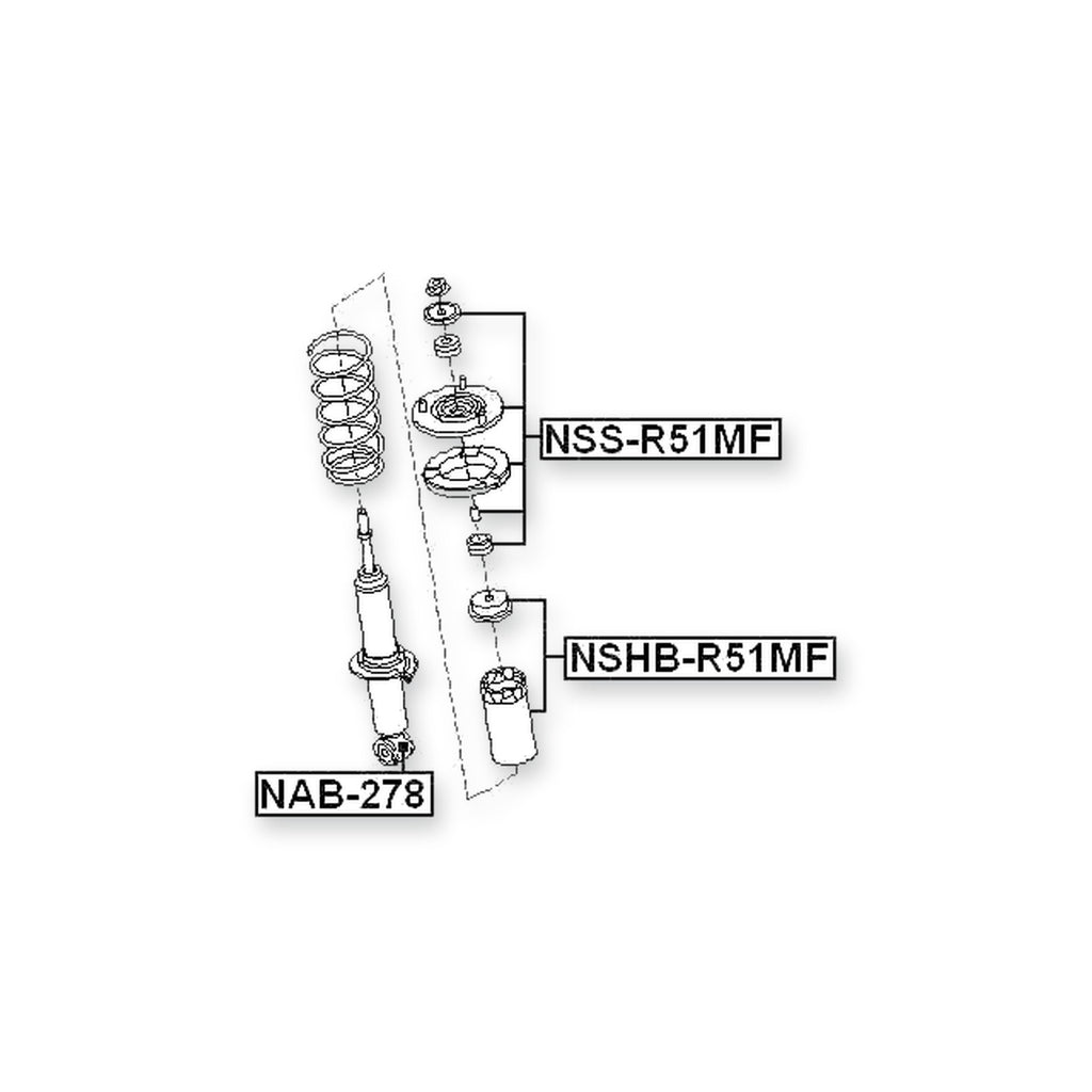 Nissan Frontier D40 Front Shock Absorber Boot