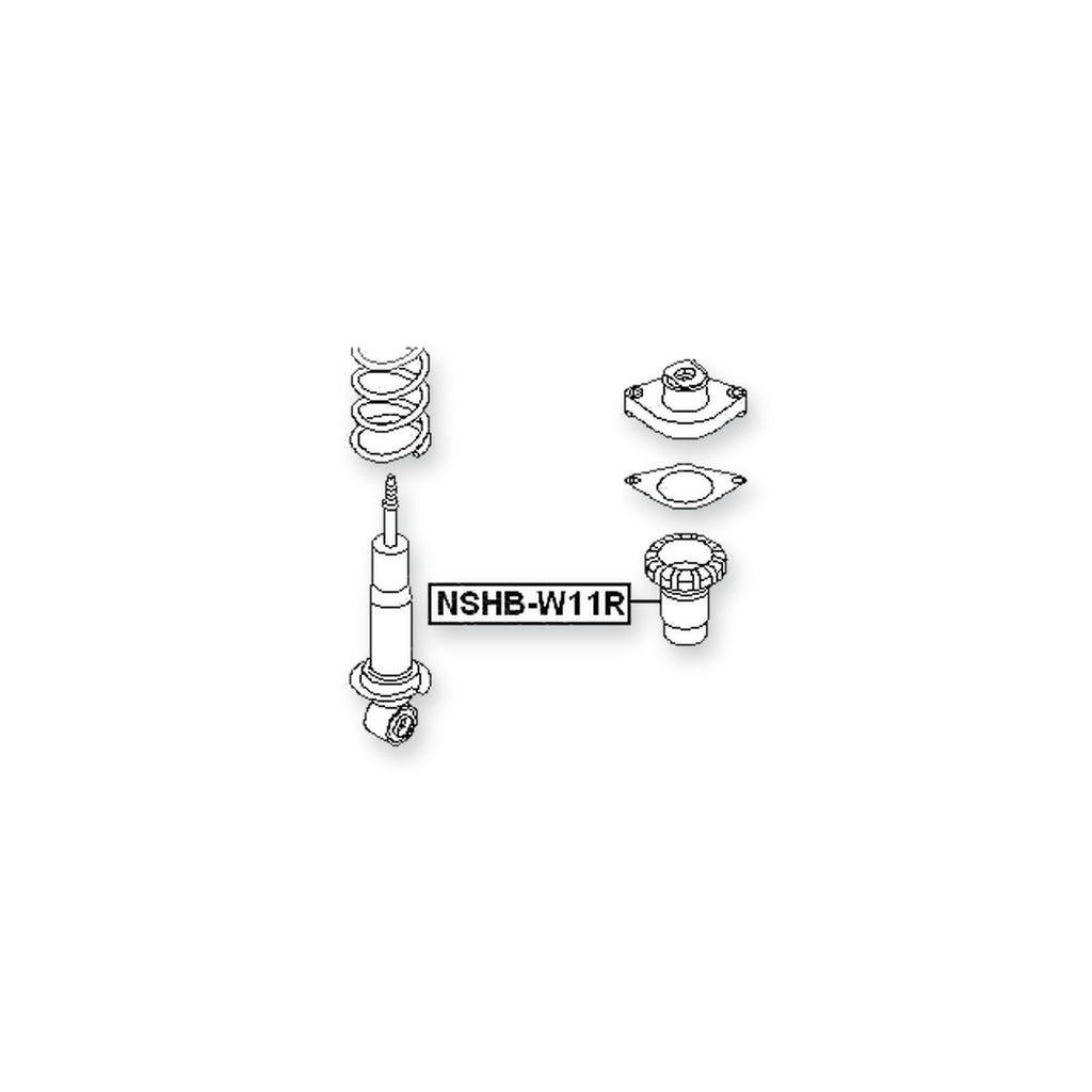 Nissan Avenir W11 Rear Shock Absorber Boot