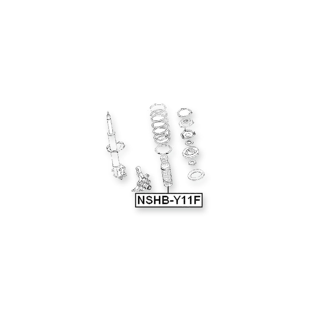 Nissan Ad Wagon Y11 Front Shock Absorber Boot