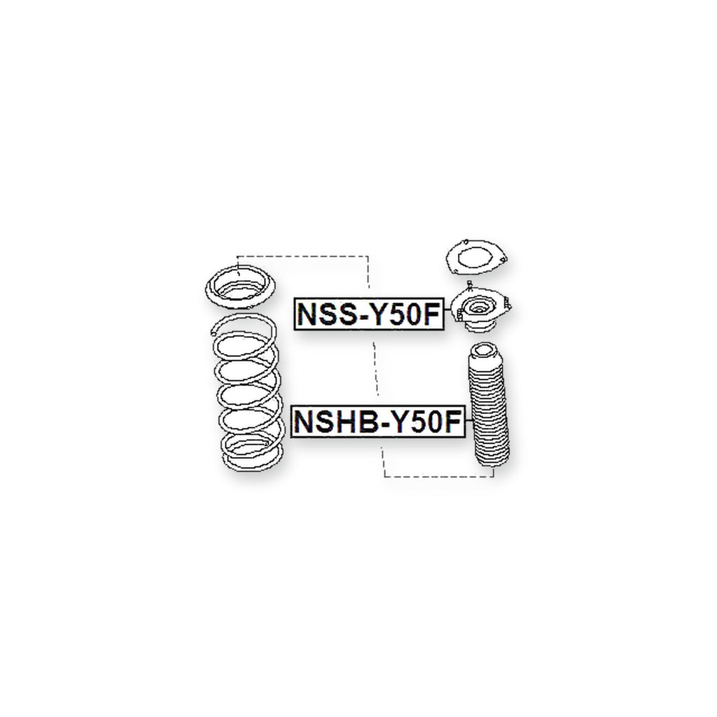 Infiniti M35/45 Y50 Front Shock Absorber Boot