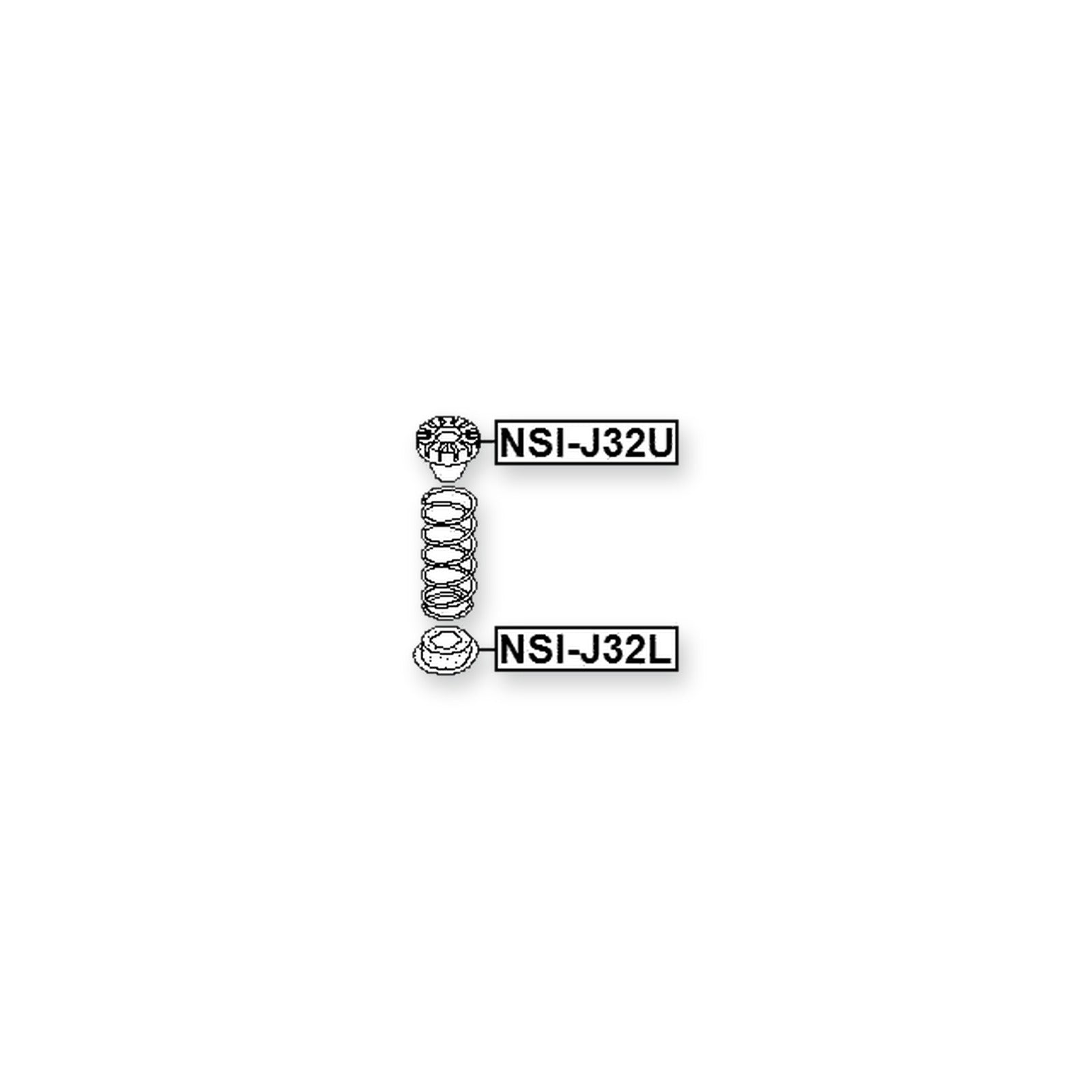 Nissan Elgrand E51 Rear Lower Spring Seat