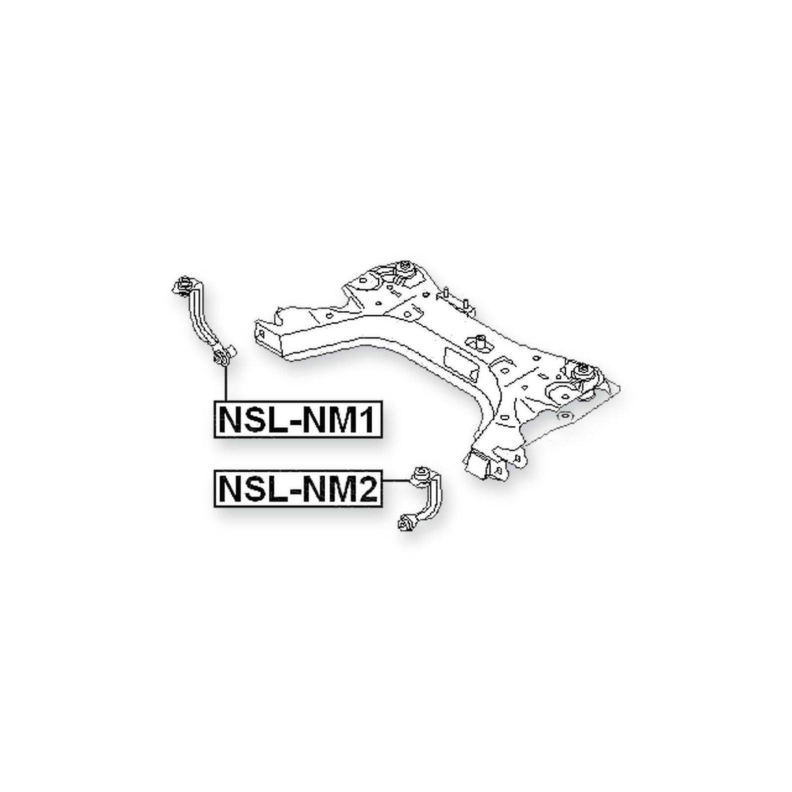 Renault Clio Front Left Subframe Mounting Link