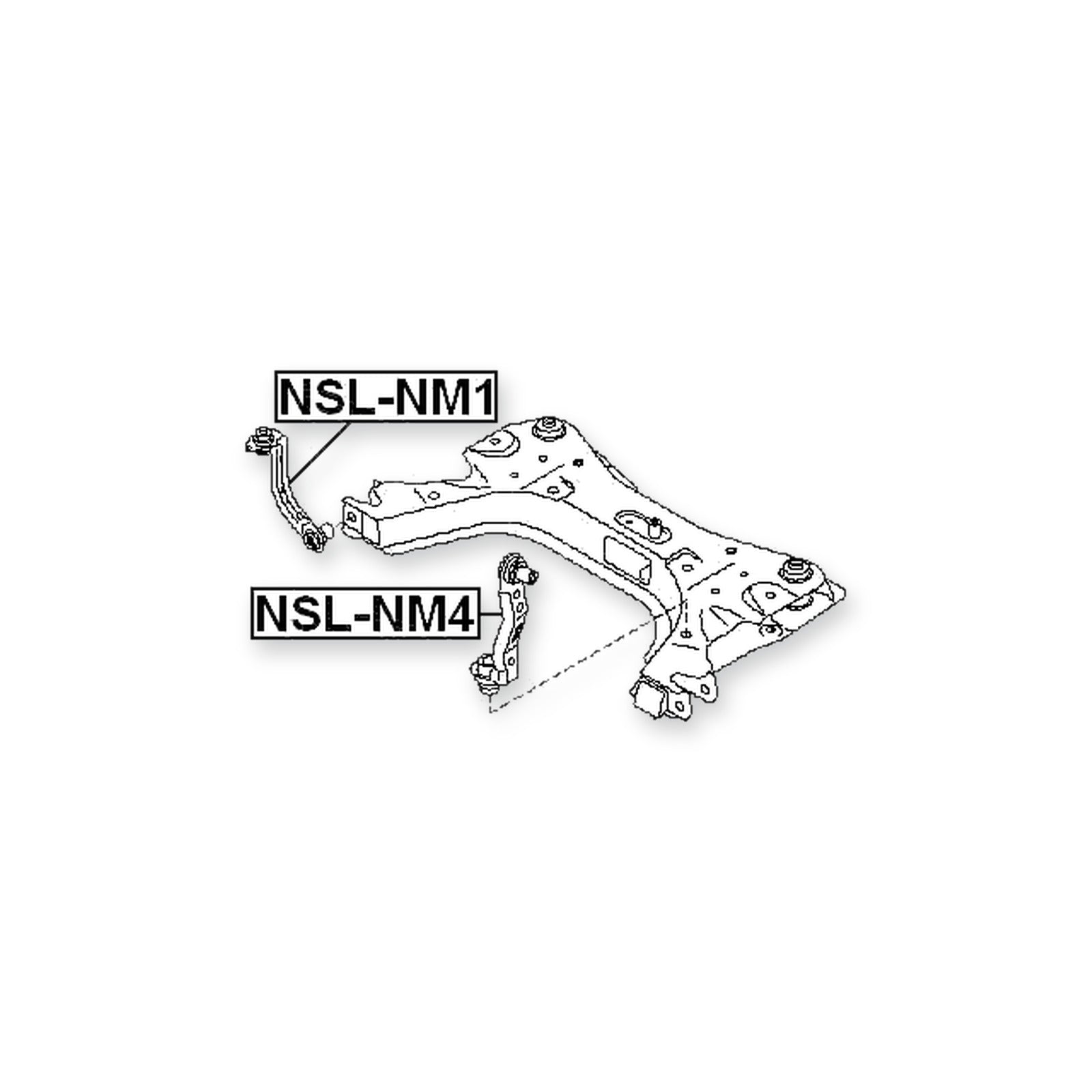 Nissan Livina Front Left Subframe Mounting Link