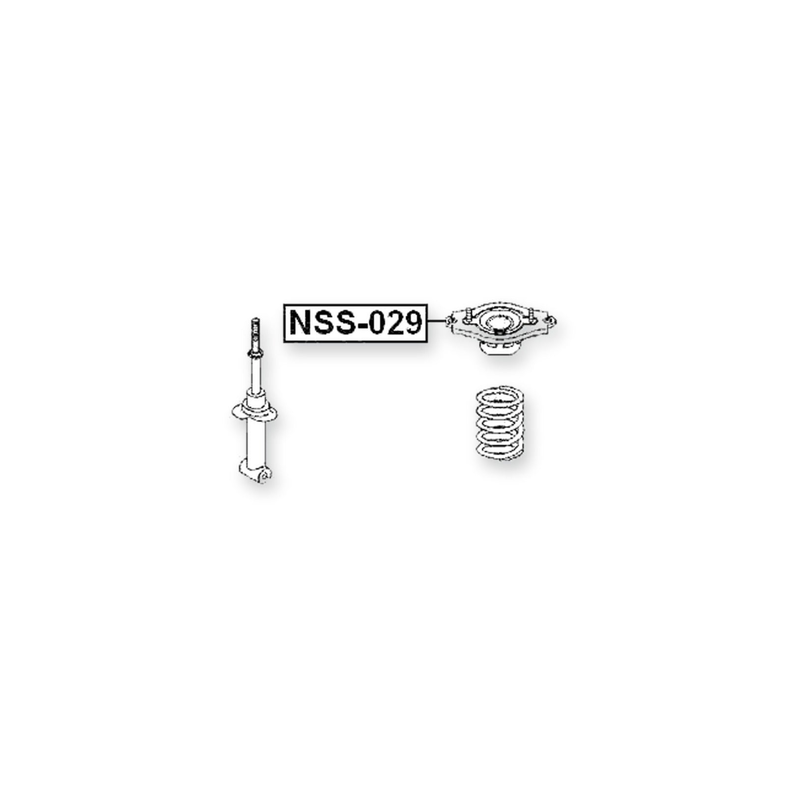 Nissan Primera P11 Rear Shock Absorber Mounting
