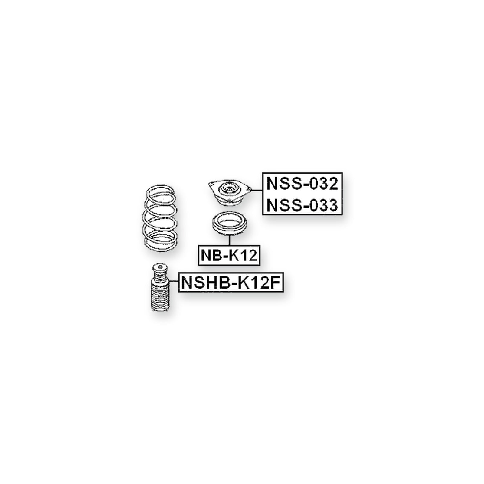 Renault Clio Front Left Shock Absorber Mounting