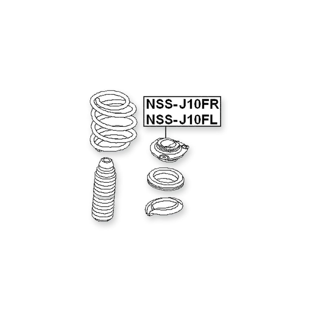 Nissan Dualis J10 Front Right Shock Absorber Mounting