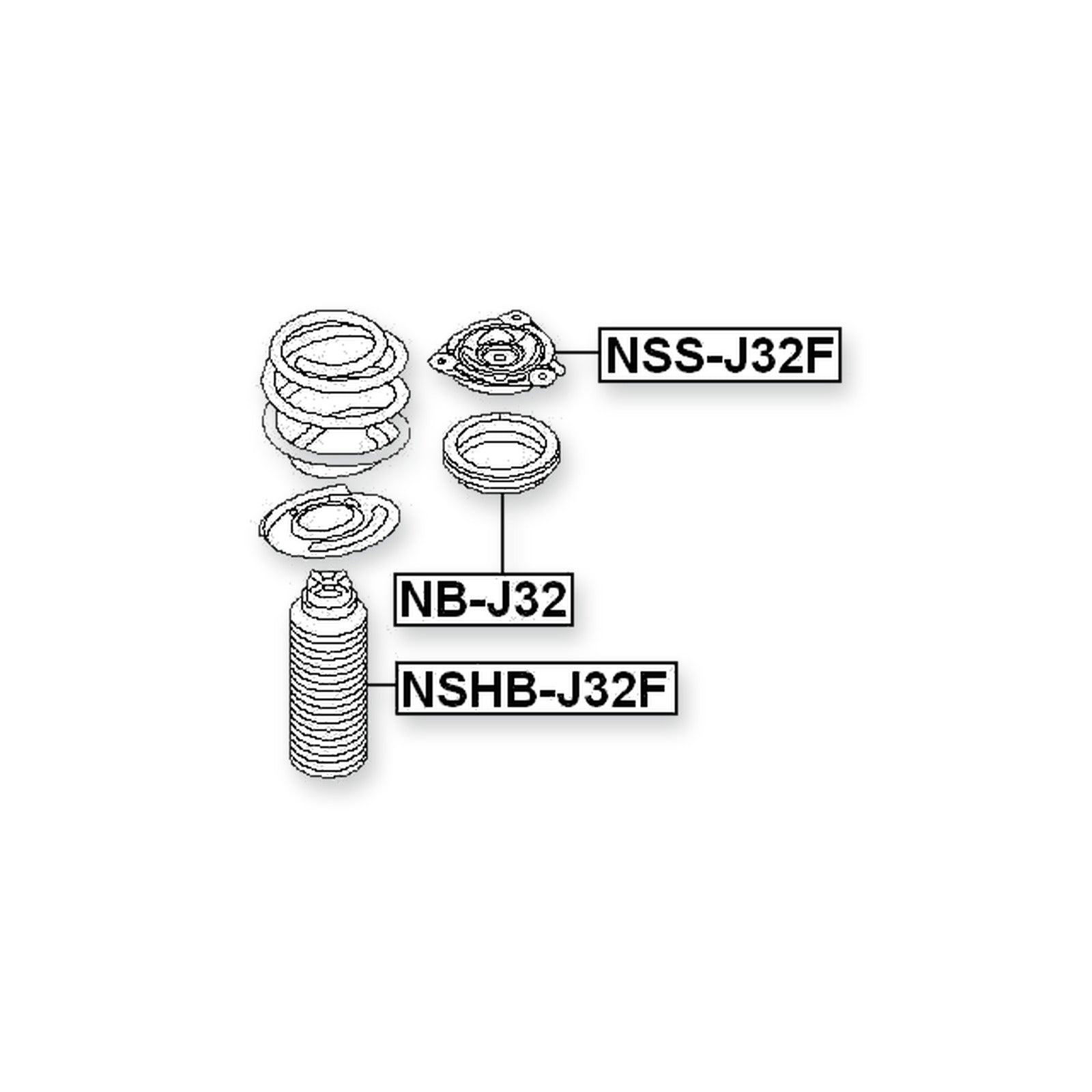 Nissan Elgrand E52 Front Shock Absorber Mounting
