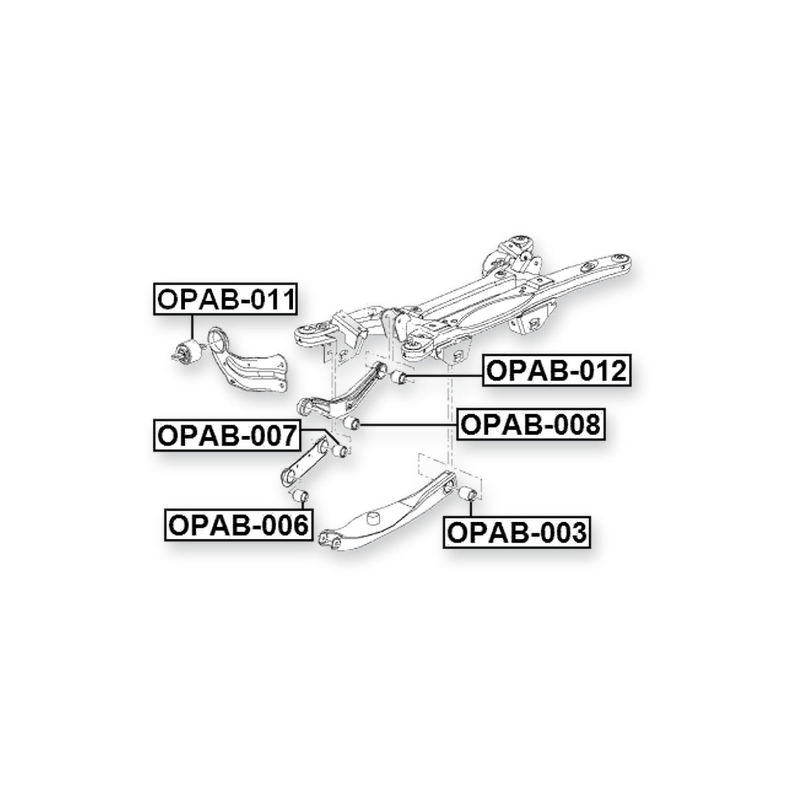 Holden Malibu Rear Bushing, Transverse Arm & More