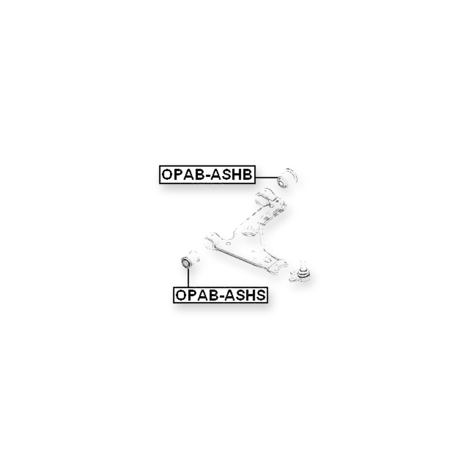 Opel Astra G Front Lower Bushing, Control Arm