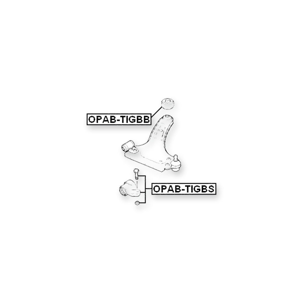 Opel Corsa C Front Lower Bushing, Control Arm