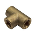TFI Racing Brass Female Tee Piece 1/8" (8.6mm) Female BSP Thread