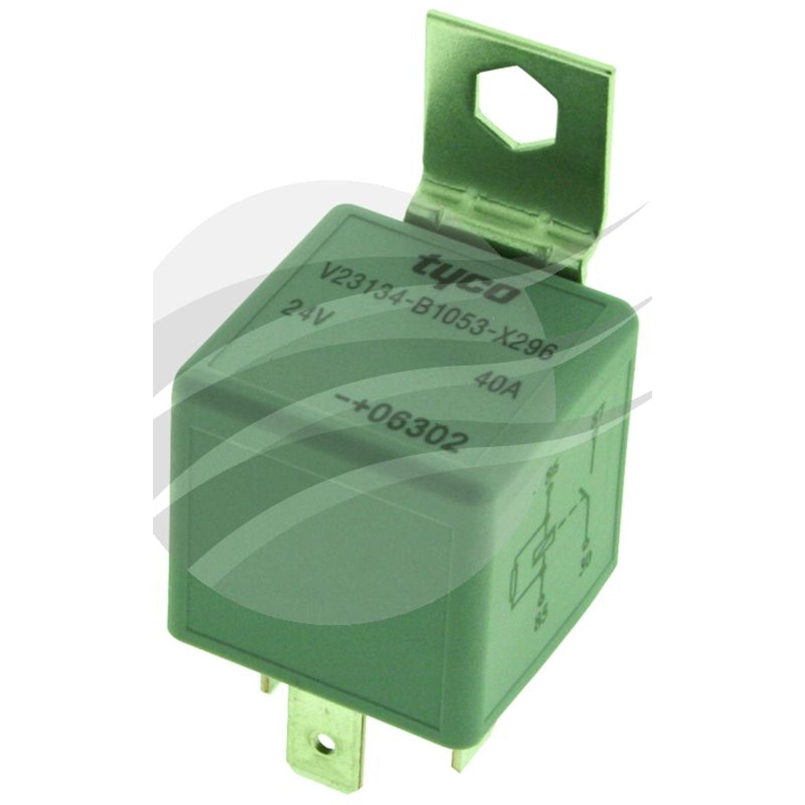 Mini Relay 24V 40amp N/O 4 PIN Resistor Type Tyco CAT NO V23134-B1053