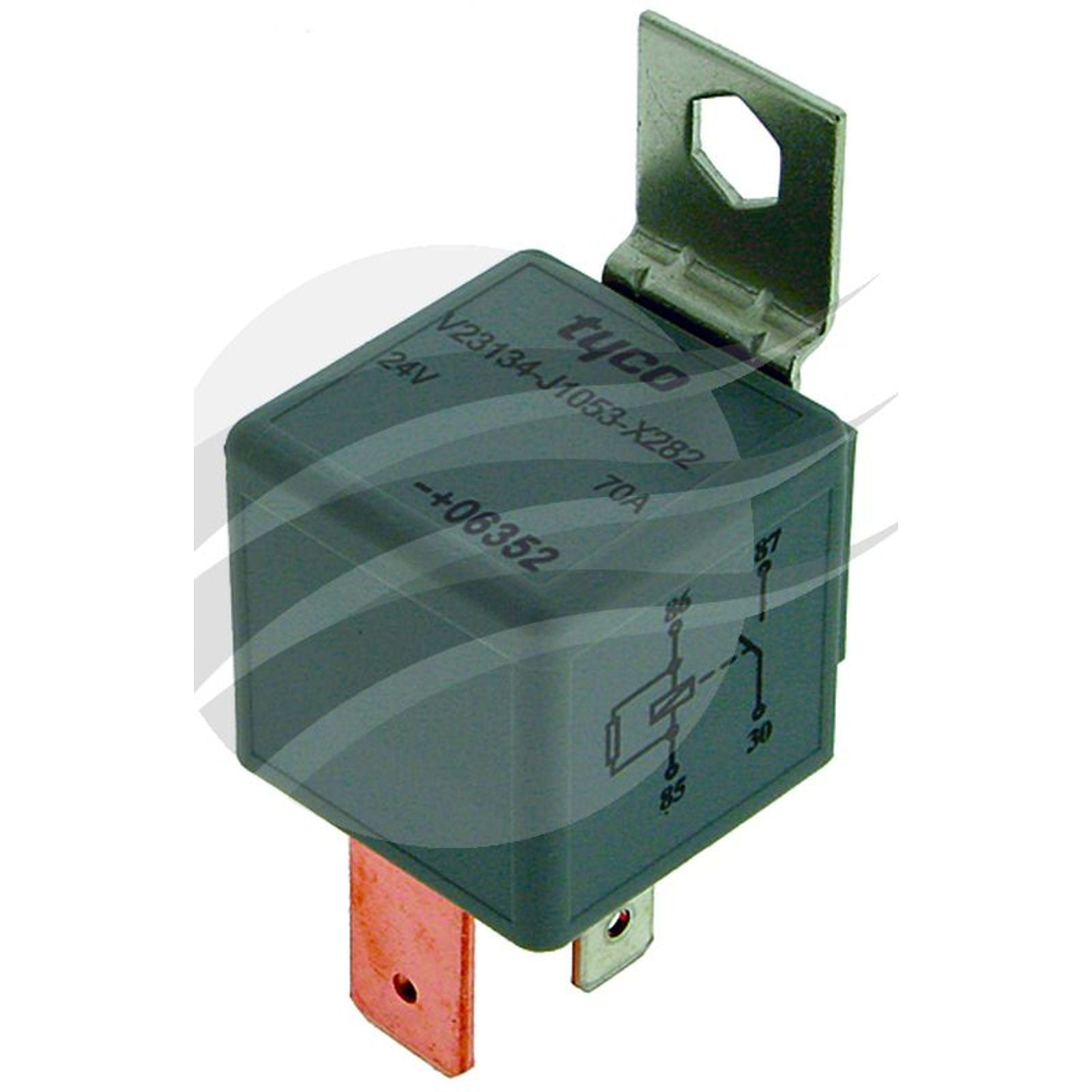 Mini Relay 24V 70amp N/O 4 PIN Resistor Type Tyco CAT NO V23134-J1053