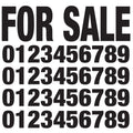 TFI Racing 'For Sale' Decal Kit - Large White